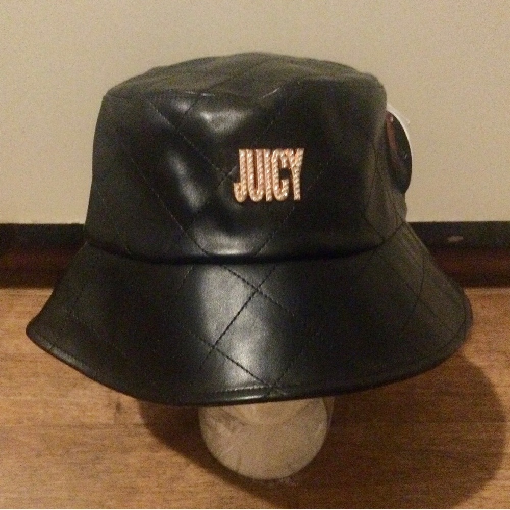 Juicy Couture Faux Leather Bucket Hat